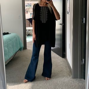 Boho loose top / swimsuit cover up